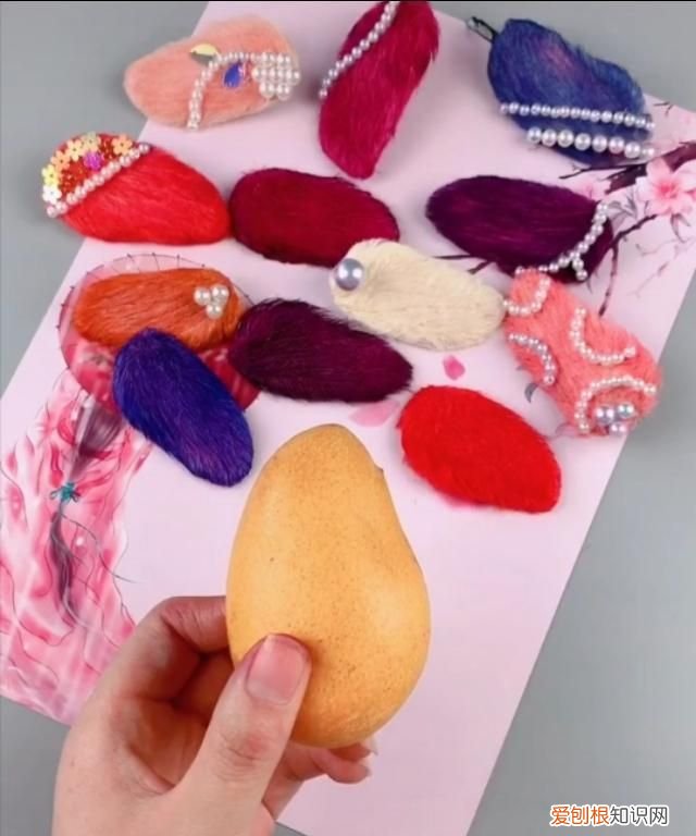 吃完的芒果核别扔掉可以做发夹