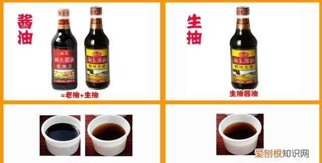 生抽酱油和老抽酱油的区别和用法