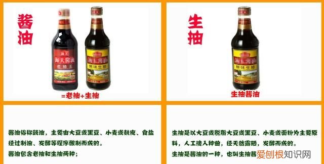 生抽酱油和老抽酱油的区别和用法