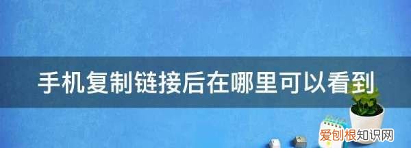 如何找到复制链接