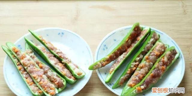 肉末酿青椒的做法 青椒酿肉是蒸还是煎的