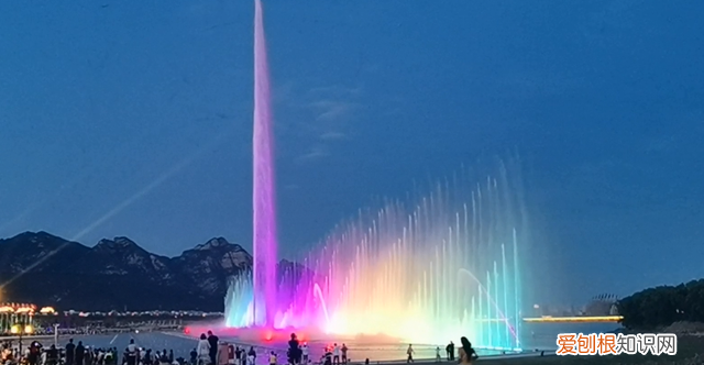 泰山西湖最大的喷泉广场 泰山西湖景区喷泉最新开放时间