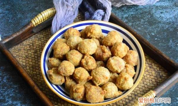 干炸肉丸子的制作方法，干炸丸子的家常酥脆做法