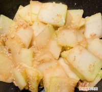 海米烧冬瓜菜汁浓鲜瓜嫩爽滑