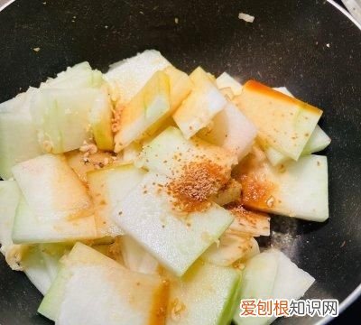 海米烧冬瓜菜汁浓鲜瓜嫩爽滑