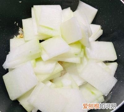 海米烧冬瓜菜汁浓鲜瓜嫩爽滑