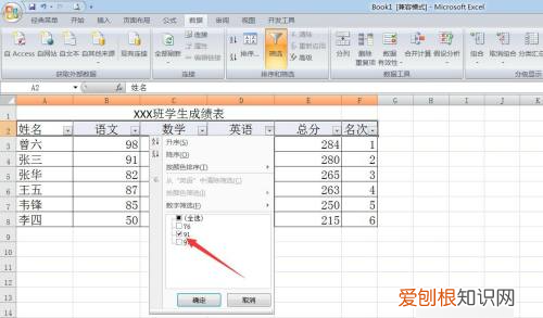 EXCEL表格如何筛选相同数据
