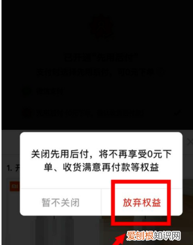怎么关闭拼多多先用后付设置