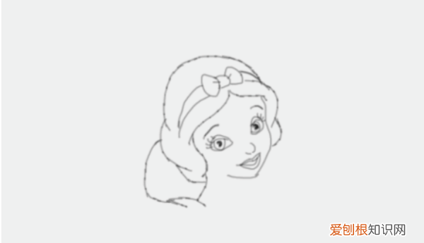 画白雪公主怎么画简笔画，简笔画——怎么画白雪公主