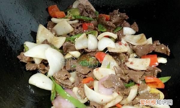 洋葱炒牛肉,洋葱炒牛肉粒图解