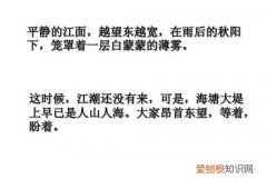 江潮的寓意，春江潮水连海平海上明月共潮生有哪些象征意义
