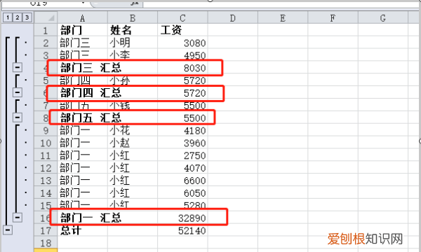 Excel怎样创建多级分类汇总