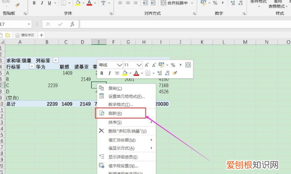 EXCEL如何刷新数据透视表,数据透视表无法刷新的原因