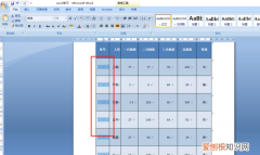 word表格怎么加序号，Word中的表格如何填充序号