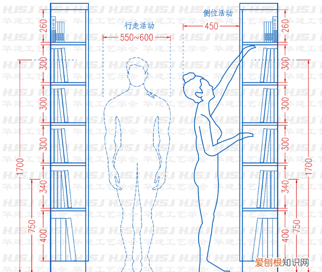 书架尺寸设计