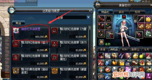 dnf里徽章怎么镶嵌，DNF装备怎么打孔怎么镶嵌徽章