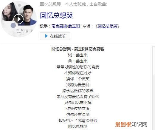 选择孤独不可以哭是什么歌