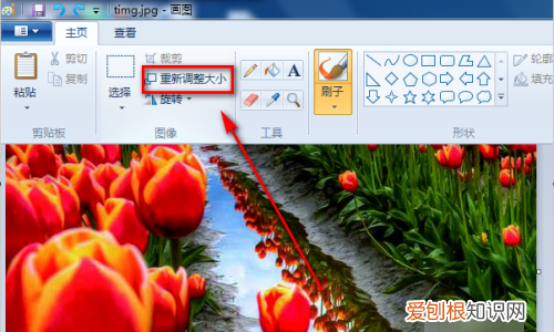 画图工具该怎么样调整的大小,怎样用画图工具把缩小和放大图片
