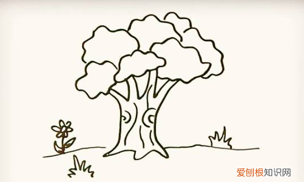 大树怎么画素描简单，怎么画一颗大树的铅笔画