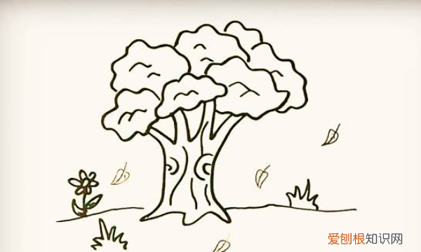 大树怎么画素描简单，怎么画一颗大树的铅笔画