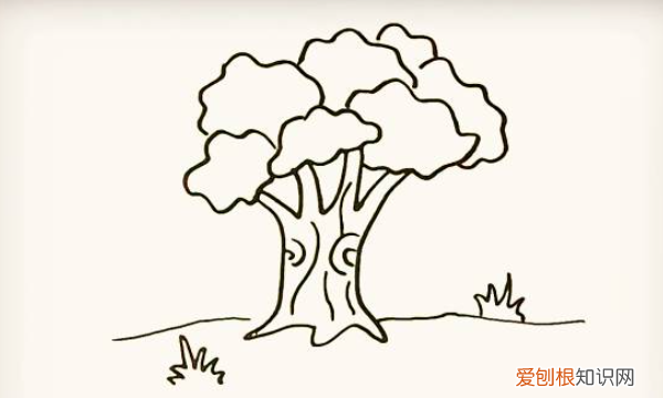 大树怎么画素描简单，怎么画一颗大树的铅笔画