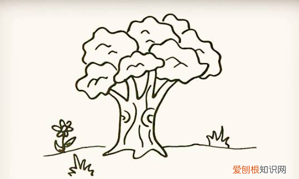 大树怎么画素描简单，怎么画一颗大树的铅笔画