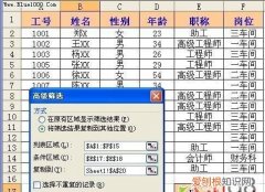 Excel表格应该咋才可以做高级筛选