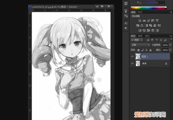 ps中咋提取线稿,Photoshop怎么把图片变成线稿