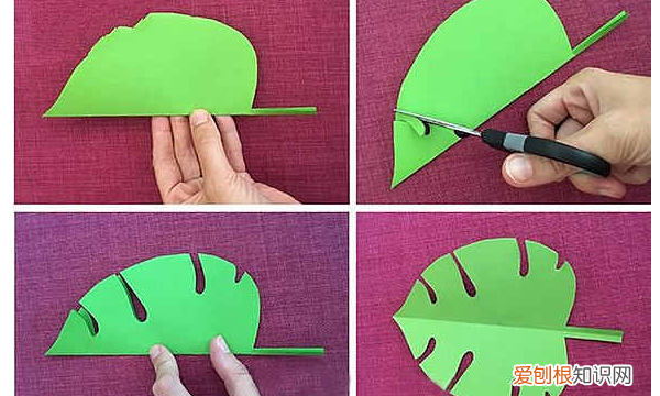 叶子团花图及简单剪纸方法,叶子最简单的剪纸方法银杏叶