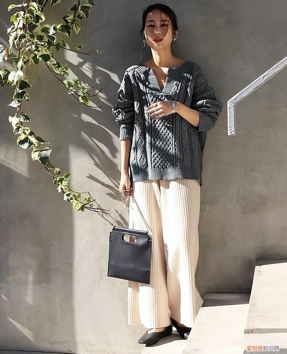 针织裤搭配什么上衣好看