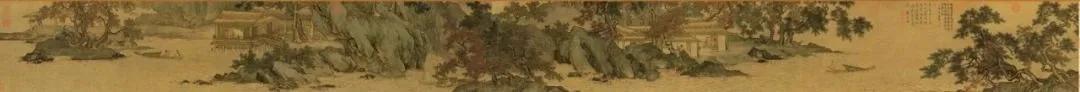 唐伯虎的《溪山渔隐图》