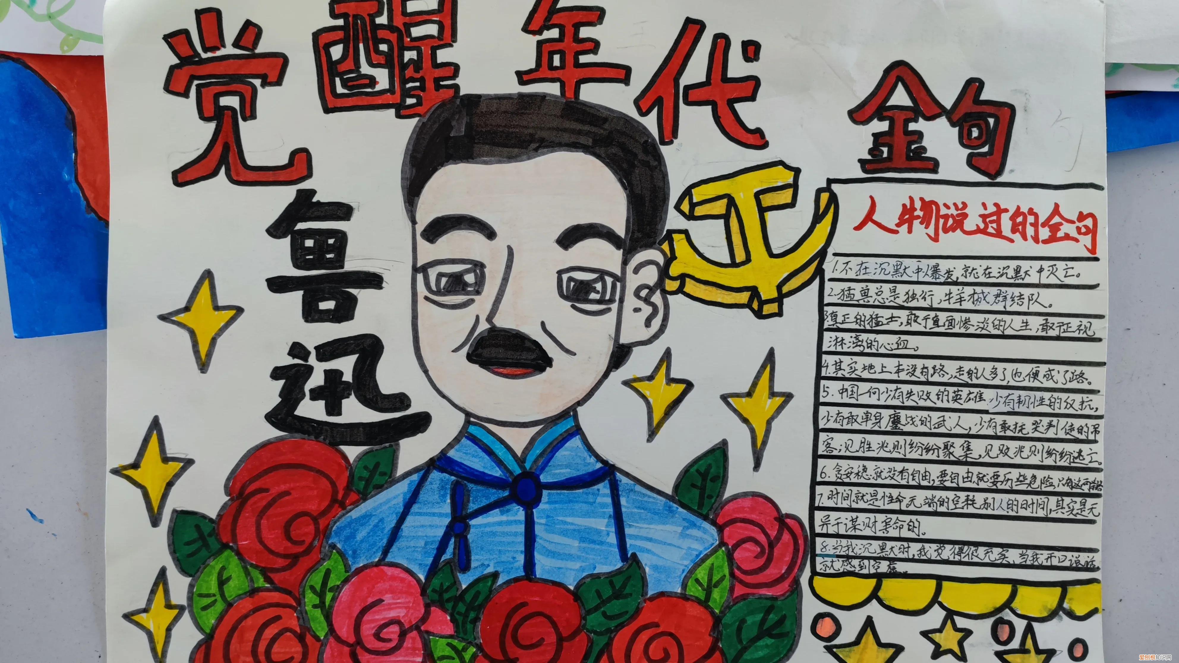 觉醒年代手抄报