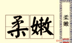 柔嫩的意思，柔嫩近义词语有哪些