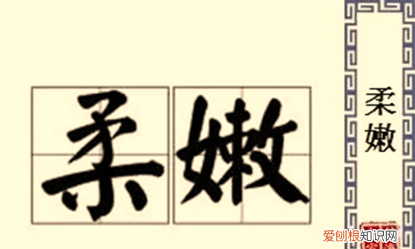 柔嫩的意思，柔嫩近义词语有哪些