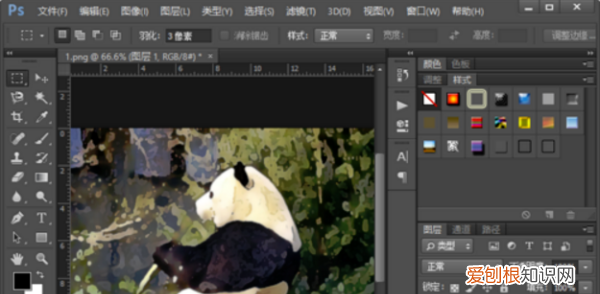 ps如何设计文字效果,PS油画效果应该咋制做