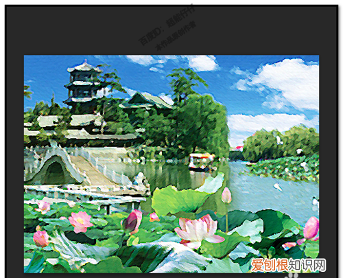 PS油画效果应该怎么做，ps 设计如何使具有油画效果