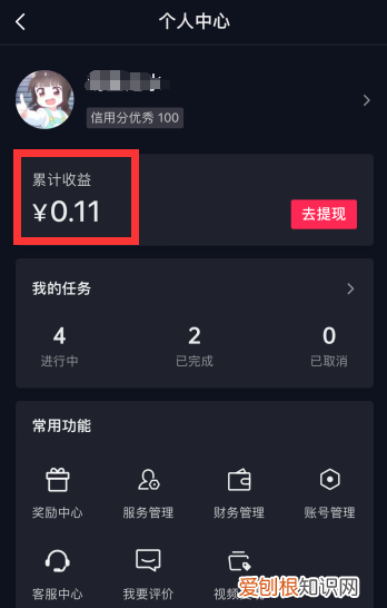 如何查看抖音收入，抖音收益在哪里查看