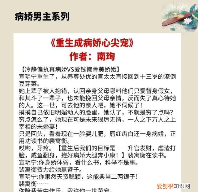 4本男主病娇的文