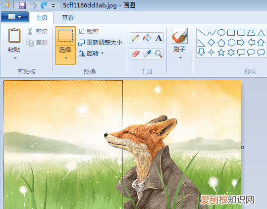 PS怎么把一分为二，ps怎么把画布一分为二
