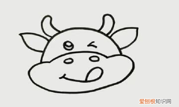 怎么简笔画牛奶，画牛的步骤与方法