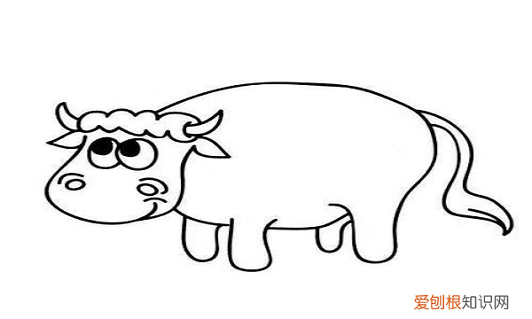 怎么简笔画牛奶，画牛的步骤与方法
