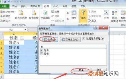 excel如何筛选出相同内容，EXCEL如何隐藏和删除重复项
