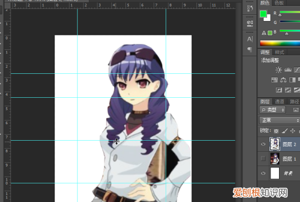 PS的参考线如何隐藏,ps怎么隐藏辅助线快捷键