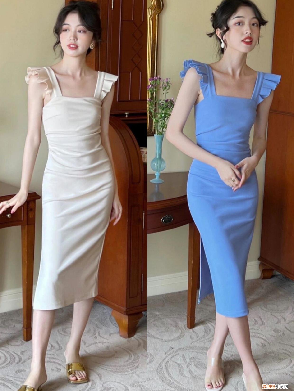 短袖连衣裙怎么搭配