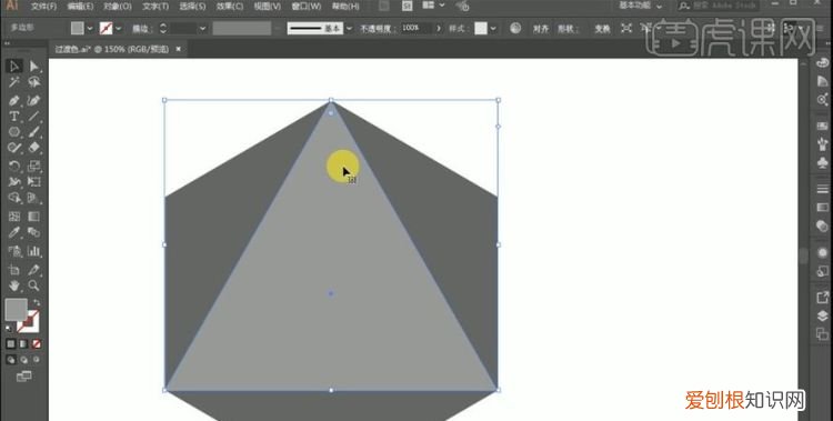 ai如何删掉三角形中的一条，Ai应该咋滴才可以绘画三角形