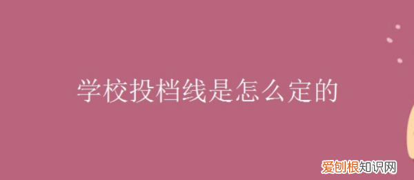 高校提档线是怎么确定的，学校的最低投档线是怎样确定的