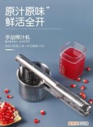 用榨汁机怎样榨石榴汁，鲜榨石榴汁最正宗的做法