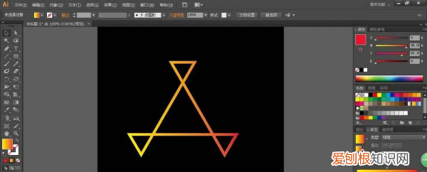 ai该咋画三角形,ai怎么画不规则三角形