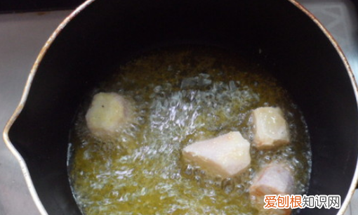 软软糯糯的糕点，糖醋山药片的家常做法