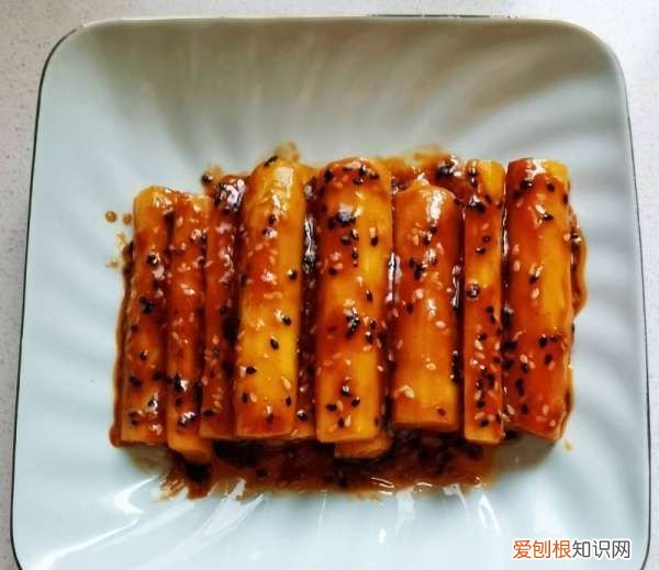 软软糯糯的糕点，糖醋山药片的家常做法